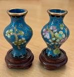 Vintage Cloisonne Vaasjes 6 cm 1960s, Ophalen of Verzenden