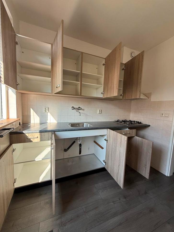 Complete keuken met boven- en onderkasten, spoelbak en kookp, Huis en Inrichting, Keuken | Complete keukens, Gebruikt, Enkelwandige keuken