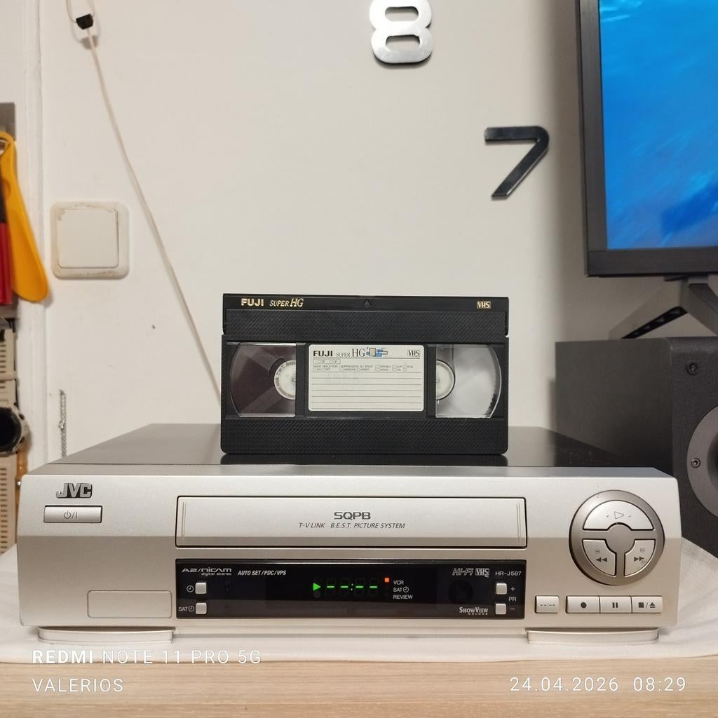 JVC VHS VIDEO Recorder HR-J 587 ., Audio, Tv en Foto, Videospelers, Ophalen of Verzenden
