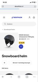Skihelm en skibril van Decathlon, Overige merken, Gebruikt, Overige typen, Ophalen of Verzenden