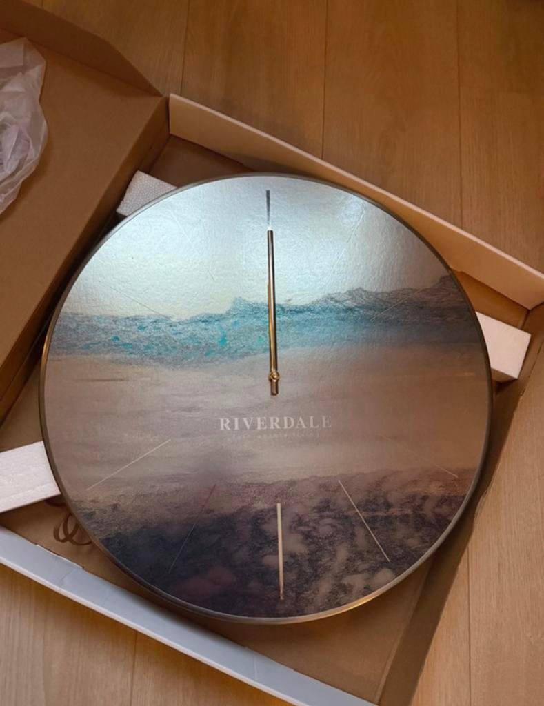 Riverdale wandklok, Ophalen of Verzenden, Nieuw, Wandklok