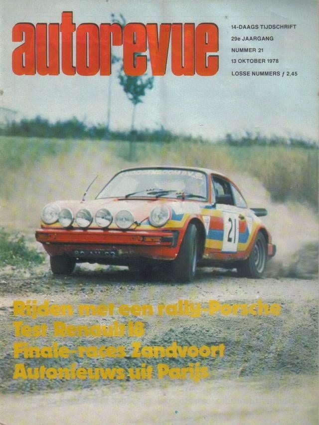Autorevue 21 1978: Renault 18 GTS - Porsche 911 - Mitsubishi, Ophalen of Verzenden, Gelezen, Algemeen