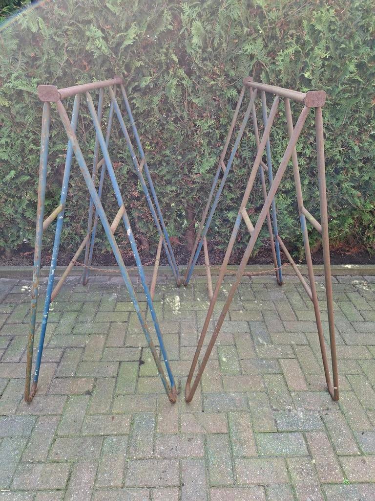 Te koop metsel schragen 14 stuks, Doe-het-zelf en Verbouw, Steigers, Ophalen, Overige typen, Minder dan 2 meter