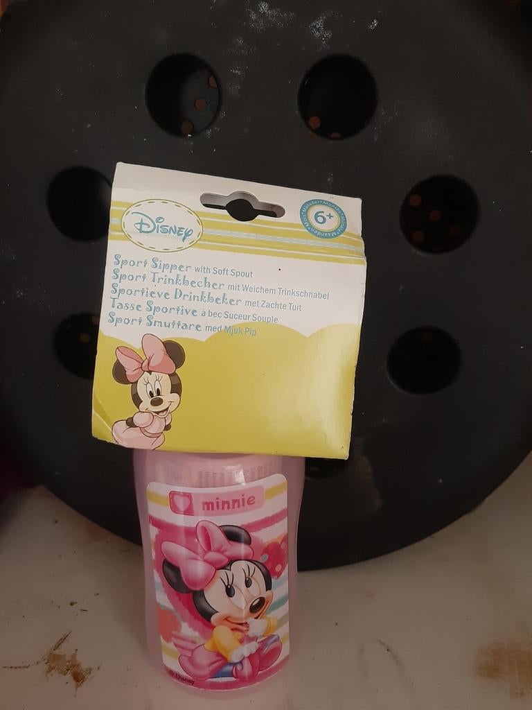 Miniemouse beker nieuw, Ophalen of Verzenden, Mickey Mouse, Nieuw, Servies