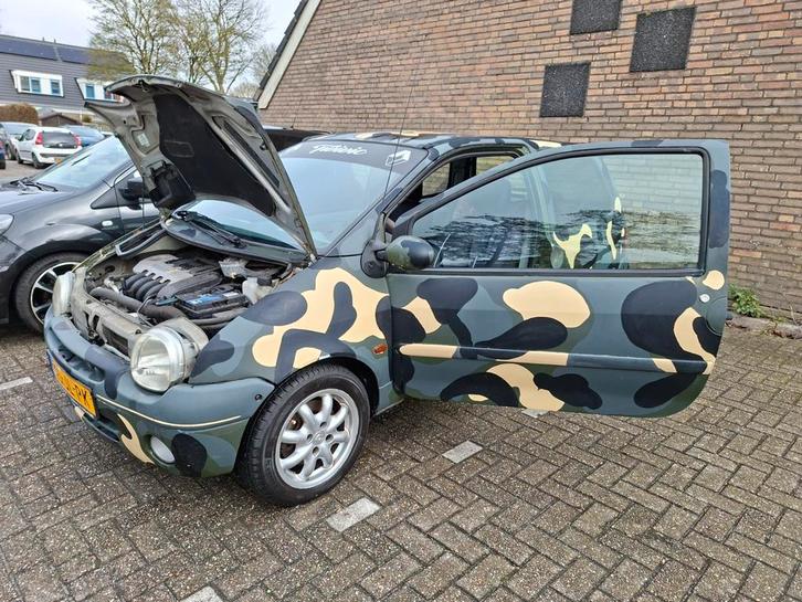 Renault Twingo 1.2 16V Dyna 2005 2002 Grijs, Auto's, Renault, Particulier, Twingo, Airbags, Bluetooth, Boordcomputer, Centrale vergrendeling