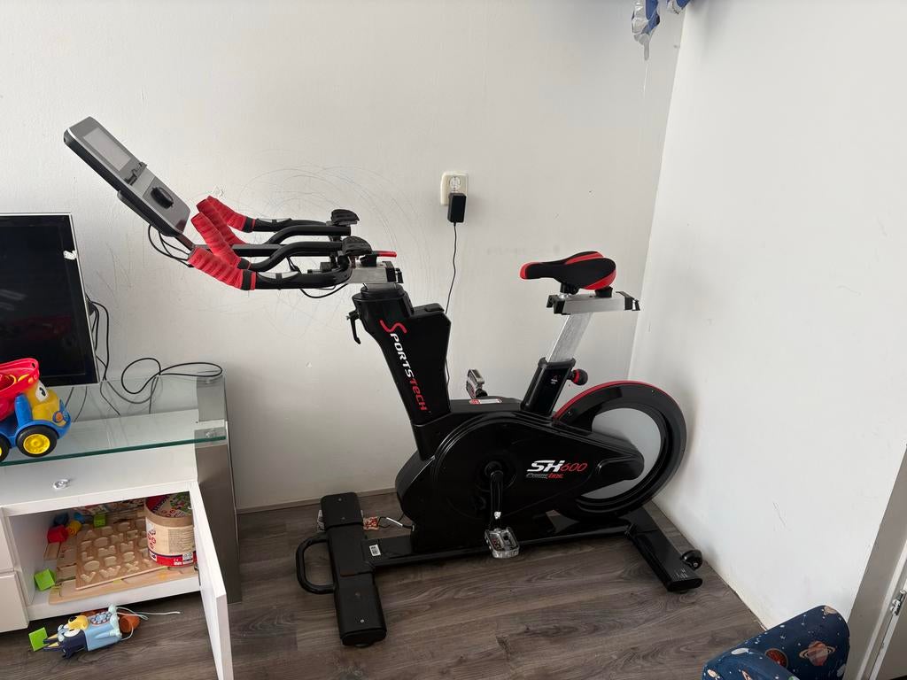 Sportstech SX600 Indoor Bike - High-End Spinningfiets, Ophalen, Gebruikt, Spinningfiets, Metaal
