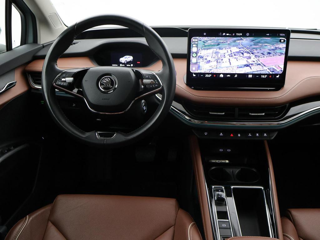 Skoda Enyaq iV 60 + LEDER | PANORAMA | ELEK. TREKHAAK | | HE, Auto's, Automaat, 397 km, Achterwielaandrijving, Gebruikt
