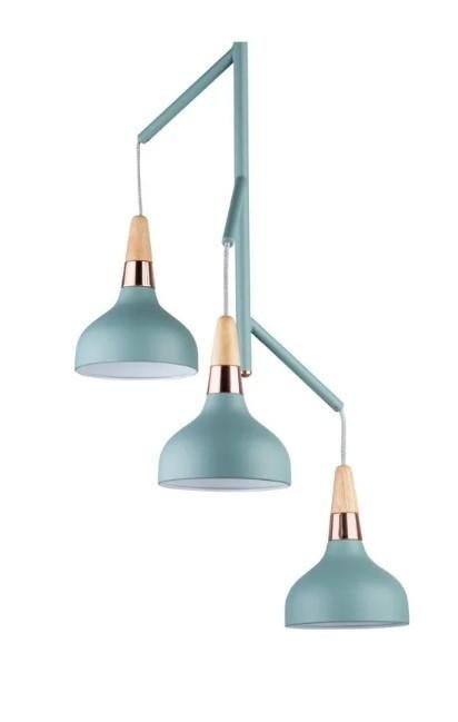 Paulmann Neordic Juna hanglamp - 3 xE14 Softgroen/Koper NEW, Nieuw, Ophalen of Verzenden, Modern, Metaal