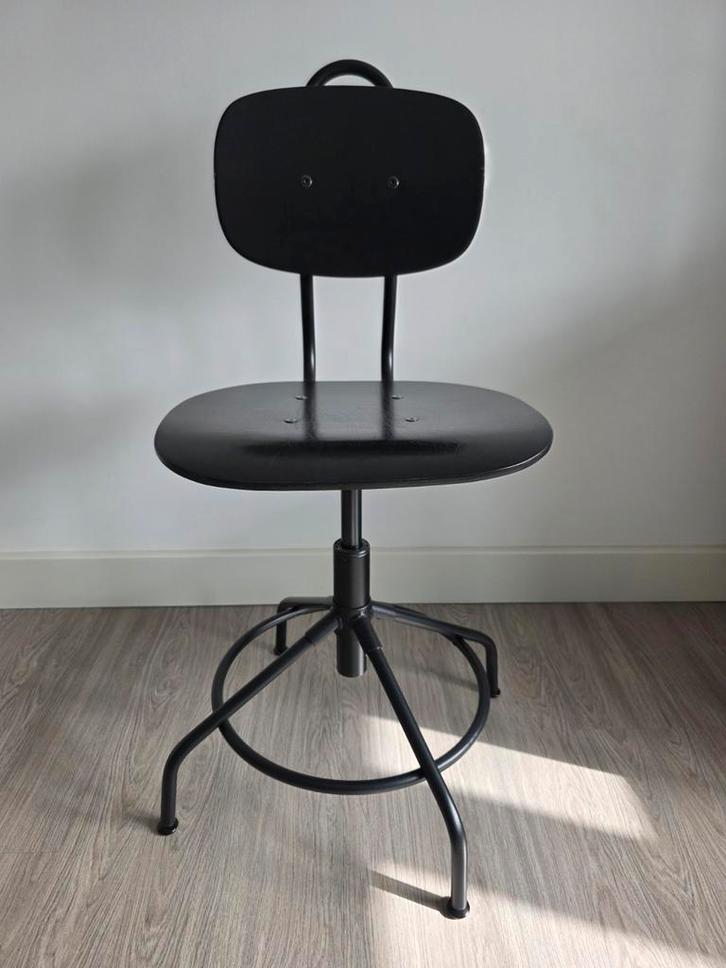 KULLABERG Bureaustoel, zwart, Huis en Inrichting, Bureaustoelen, Zo goed als nieuw, Bureaustoel, Ophalen