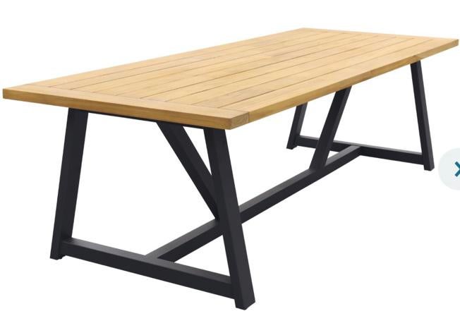 4 Seasons Outdoor Noah dining tuintafel  260 x 100 cm, Ophalen, Zo goed als nieuw, Rechthoekig