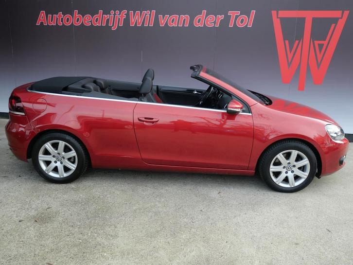 Volkswagen Golf Cabriolet 1.4 TSI AUTOMAAT | LED | HALF-LEER, Auto's, Volkswagen, Bedrijf, Te koop, Golf, ABS, Airbags, Airconditioning