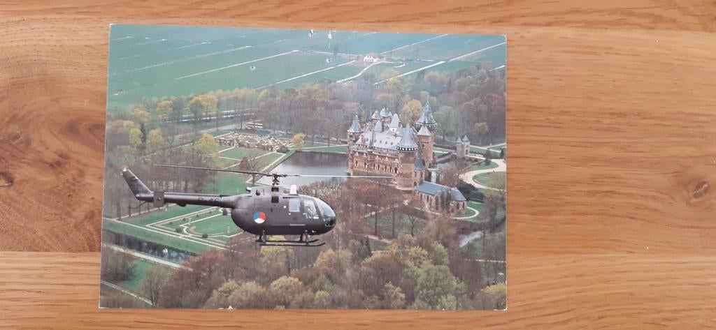 Bolkow helikopter kasteel Haarzuilen kaart, Ophalen of Verzenden, Zo goed als nieuw, Kaart, Foto of Prent
