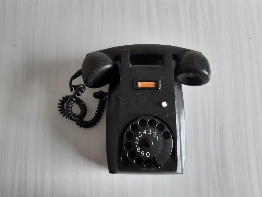 antieke bakelieten telefoon met draaischijf - 1965, Ophalen of Verzenden