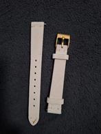 Echt Leren Horlogebandje 14mm voor Garmin Lily - Taupe/Grijs, Ophalen of Verzenden, Nieuw, Leer, Overige merken