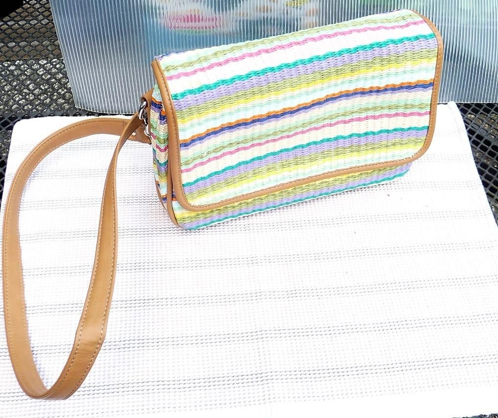 OKPTA MODE SCHOUDERTAS VROLIJKE KLEURTJES NIEUW ZOMERS, Sieraden, Tassen en Uiterlijk, Verzenden, Zo goed als nieuw, Overige kleuren