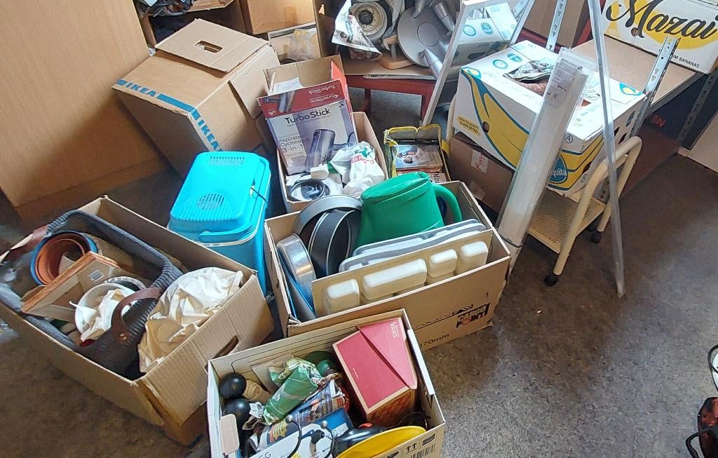 Grote partij rommelmarkt spullen., Diversen, Rommelmarktspullen, Gebruikt, Ophalen