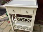 Hal kastje of make-up tafeltje  wit hout, Ophalen, Minder dan 55 cm, Gebruikt, Modern landelijk
