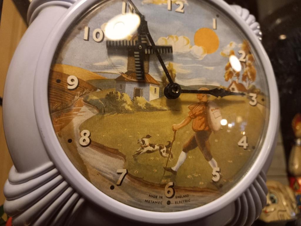 Antiek elektrisch kinderklokje, Antiek en Kunst, Antiek | Klokken, Ophalen of Verzenden