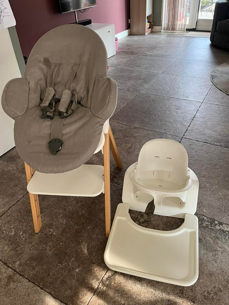 Stokke steps babyset, Kinderen en Baby's, Kinderstoelen, Ophalen, Gebruikt, Meegroeistoel