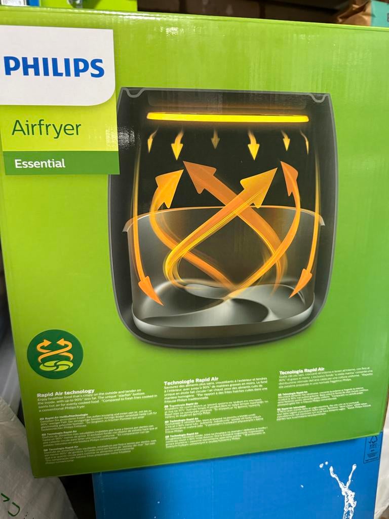 Nieuwe Philips Airfryer Essential - Ongebruikt!, Witgoed en Apparatuur, Airfryers, Nieuw, Airfryer, 750 t/m 999 gram, Ophalen of Verzenden