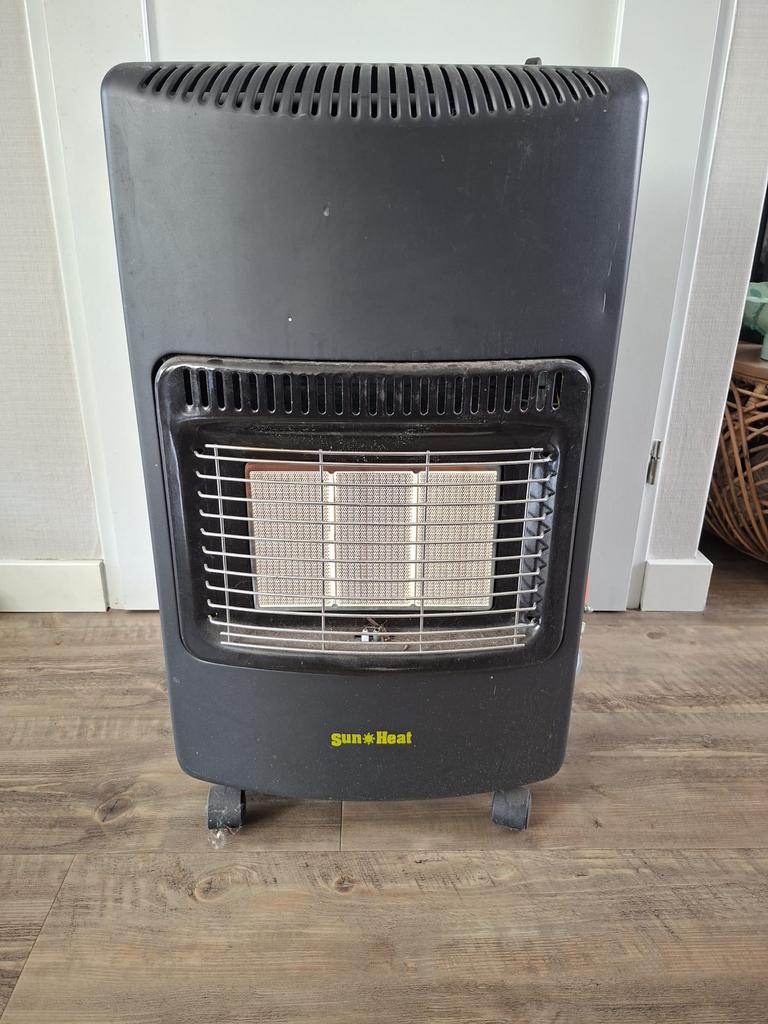 SunHeat Gaskachel - Draagbare Terrasverwarmer, Caravans en Kamperen, Kampeeraccessoires, Ophalen, Gebruikt