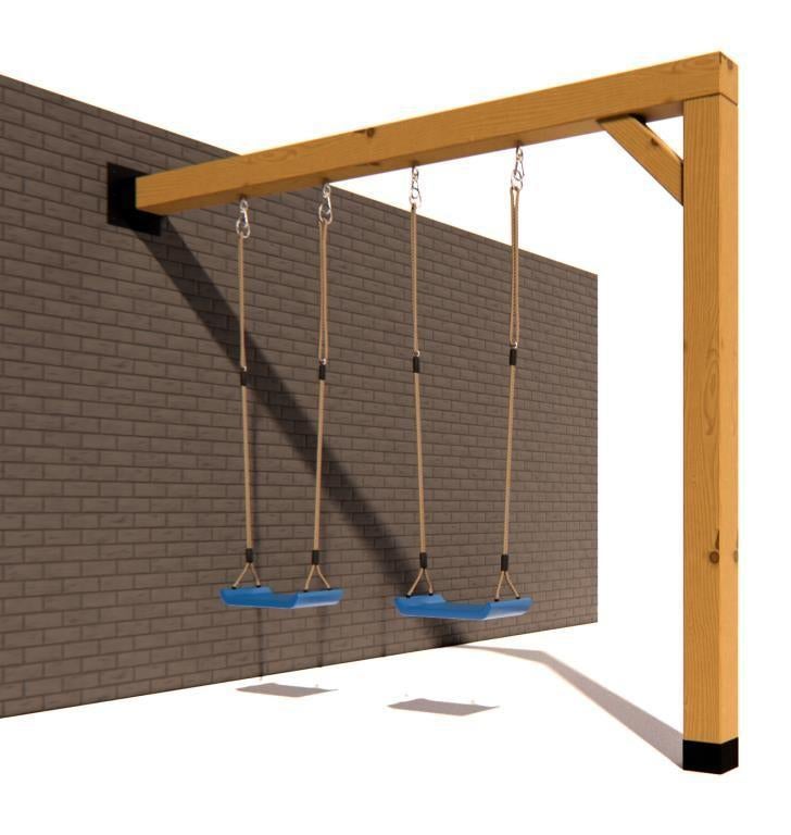 Houten Douglas Schommel BK Boris Aanbouwschommel  833, Kinderen en Baby's, Speelgoed | Buiten | Speeltoestellen, Nieuw, Schommel