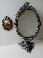 Oud Ormolo/messing tafel/kapspiegel. Barok, Ophalen of Verzenden