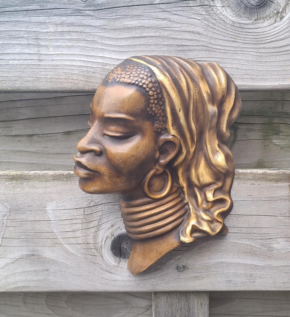 Prachtig vintage Cortendorf wandmasker., Ophalen of Verzenden, Huis en Inrichting