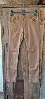 Bruine coated broek Place du jour, Ophalen of Verzenden, Zo goed als nieuw, Overige kleuren, W30 - W32 (confectie 38/40)