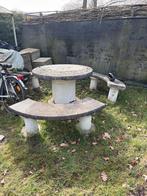 betonnen tuin zet, Ophalen of Verzenden, Gebruikt, Overige materialen, 2 zitplaatsen