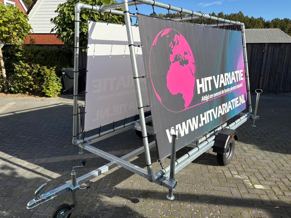 Spandoek / reclame aanhanger, Auto diversen, Ophalen, Nieuw