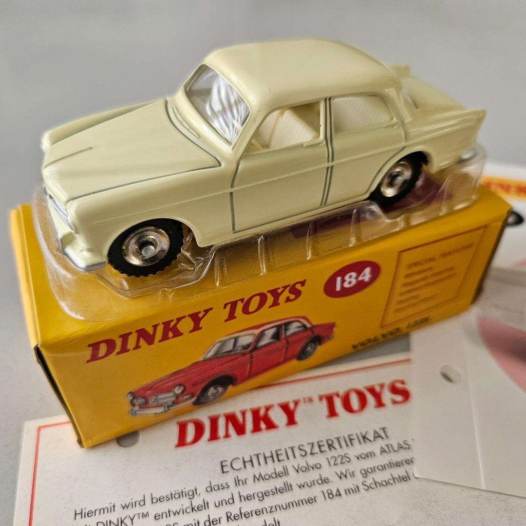 DINKY TOYS/ATLAS: VOLVO 122S , nr. 184, Ophalen of Verzenden, Zo goed als nieuw, Auto, Dinky Toys