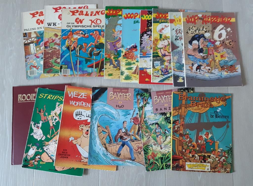 15 Stripboeken, Boeken, Stripboeken, Meerdere stripboeken, Ophalen of Verzenden, Gelezen, Diverse tekenaars en schrijvers