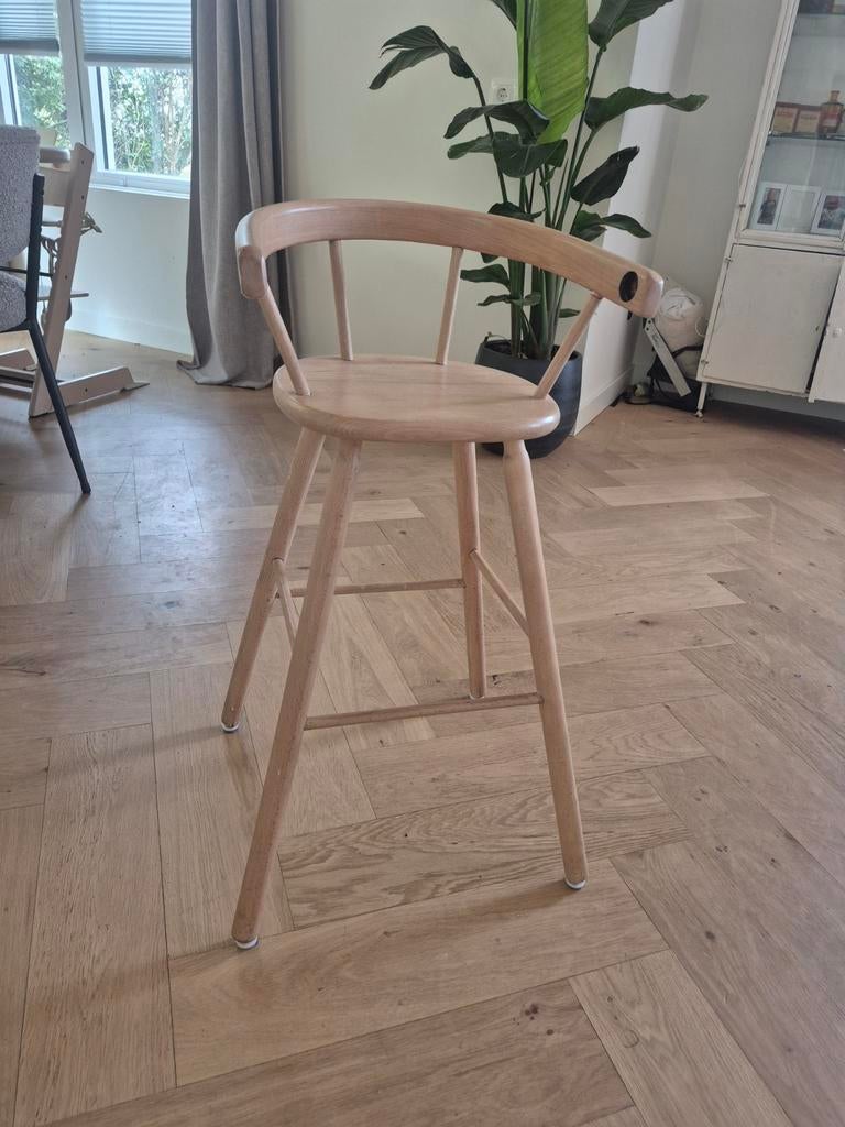 Kinderstoel lijkt op kibofa peuterstoel houten, Huis en Inrichting, Barkrukken, 1 kruk, Ophalen of Verzenden, Hout, 60 tot 90 cm