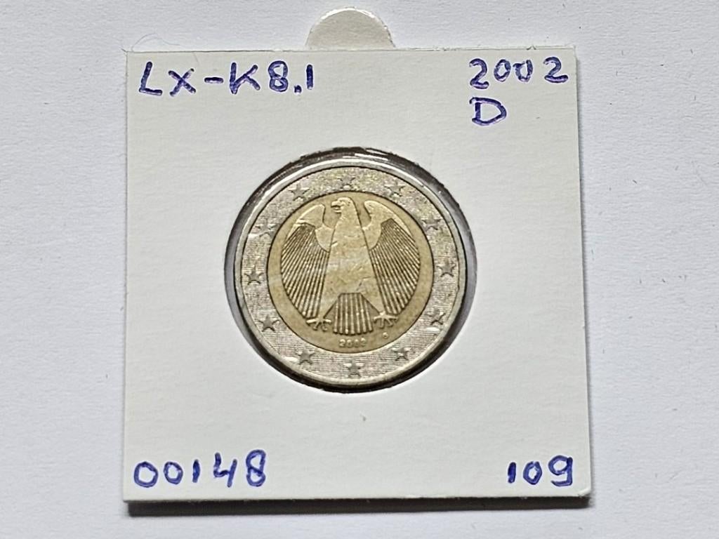 2-euromunt Duitsland (D) G 2002 Koers LX-K8.1, Postzegels en Munten, Munten | Europa | Euromunten, Ophalen of Verzenden, Duitsland