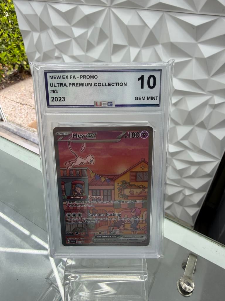 Mew ex promo #53 Gem Mint 10 - Ultra Premium Collection, Ophalen of Verzenden, Zo goed als nieuw, Losse kaart, Foil