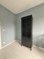 Industriele zwarte vitrine of archief kast!, Huis en Inrichting, Kasten | Vitrinekasten, Ophalen, 50 tot 100 cm, Zo goed als nieuw