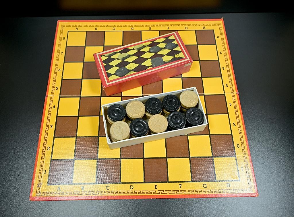 Vintage; Jumbo dambord - OA.PAMA.01D, Verzenden, Gebruikt, Jumbo