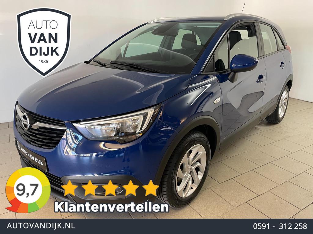 Opel Crossland X 1.2 Innovation AIRCO NAVI CRUISE APPLE CARP, Gebruikt, 1199 cc, Blauw, 49 €/maand