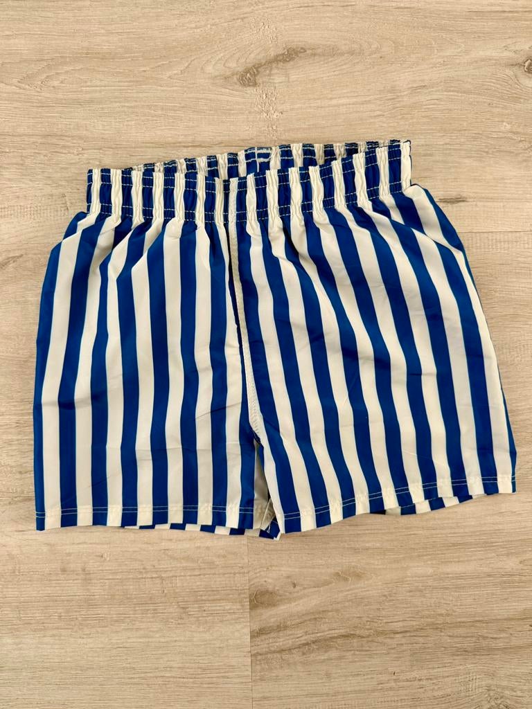 H&M blauw wit gestreepte zwembroek marine zwemshort 98/104, Kinderen en Baby's, Kinderkleding | Kinder-zwemkleding, Maat 98, UV-zwemkleding