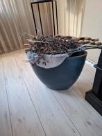 Mooie bloempot van intratuin donkergrijs pluss. ass., Ophalen of Verzenden, Zo goed als nieuw
