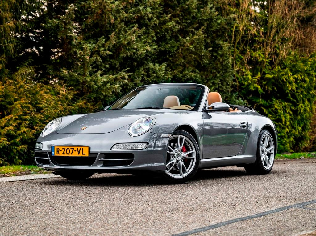 Porsche 911 Cabrio 3.6 Carrera, Auto's, Automaat, Achterwielaandrijving, Beige, Cabriolet