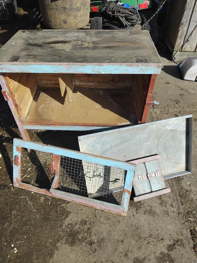 Konijnen hok, Ophalen, 110 cm of meer, Hok, 90 cm of meer