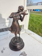 bronzen beeld ‘de vioolspeelster, naar Fonderia Lancini, Ophalen