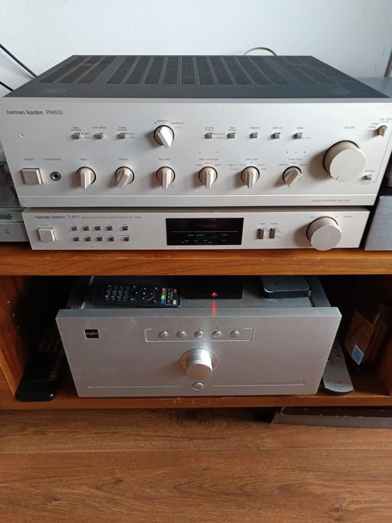 Harman Kardon PM655 Versterker & TU911 Tuner, Audio, Tv en Foto, Versterkers en Receivers, Gebruikt, 60 tot 120 watt, Stereo, Ophalen
