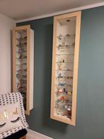 3 mooie Vitrinekasten voor muur, Ophalen, Minder dan 50 cm, Minder dan 25 cm, Gebruikt