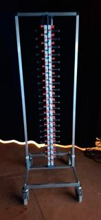 Verrijdbaar Bordenrek op wielen- Voor 84 Borden horeca, Ophalen of Verzenden, Gebruikt