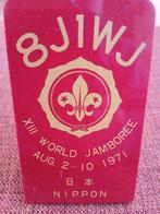 Wereld Jamboree 1971 Japan, Verzamelen, Scouting, Ophalen of Verzenden, Gebruikt, Embleem, Speld of Insigne
