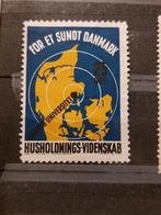 Denemarken cinderella sluitzegel Aarhus Universiteit, Ophalen of Verzenden, Denemarken, Postfris