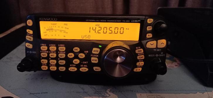 Kenwood TS-480sat HF/50 Mhz DSP Transceiver, Telecommunicatie, Zenders en Ontvangers, Zo goed als nieuw, Zender en Ontvanger, Ophalen of Verzenden